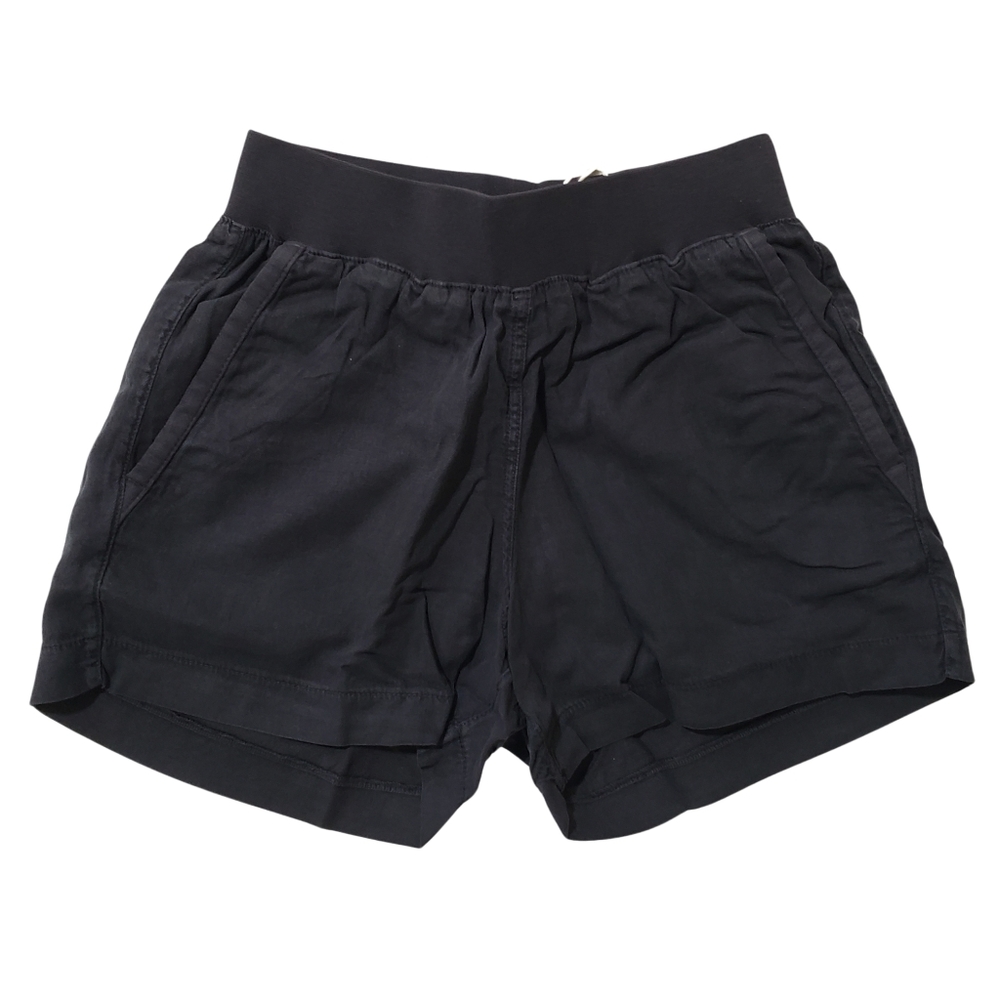 Faherty Arlie Day Shorts Women XS Washed Black Relaxed Fit NWT 🌞